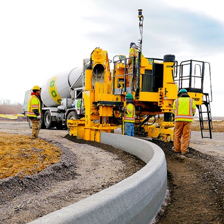 Finisor pentru beton cu cofraj glisant GOMACO 3300