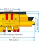 Finisor electric pentru beton cu cofraj glisant GOMACO CC-1200e